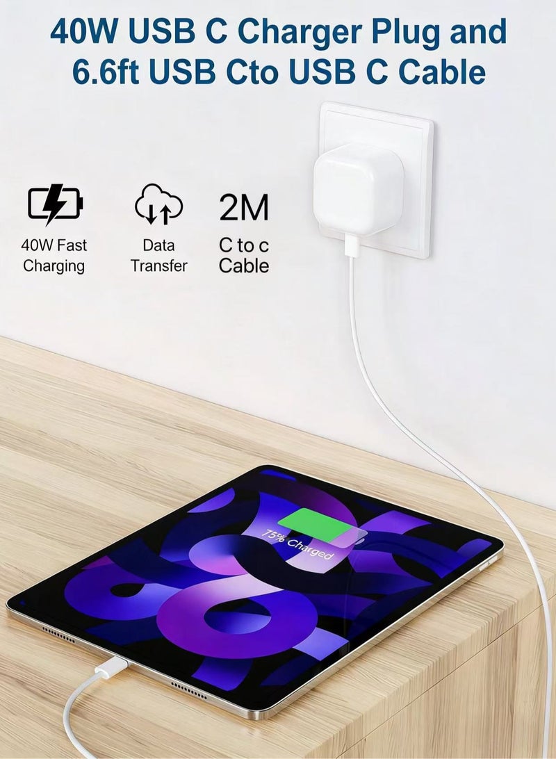 Field PD40W Foldable  Fast Charger + 2M CCC Charging Cable - Compatible with iPhone 13, 14, 15, 16, - Image 5